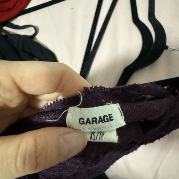 Purple lace top - Picture 2 of 2